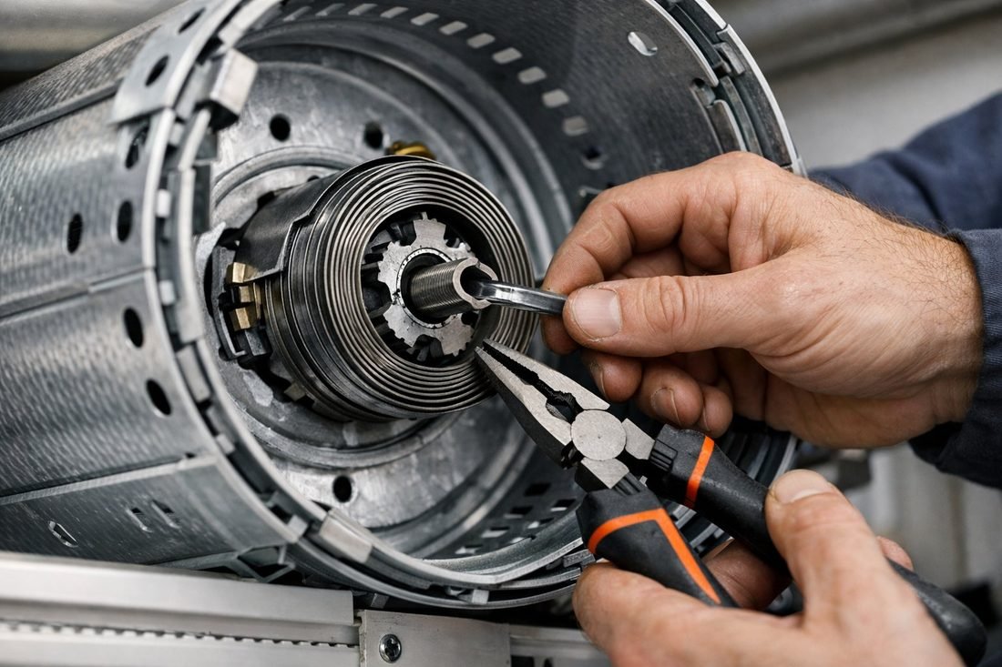 Furgoneta equipada con herramienta especializada y recambios de persianas