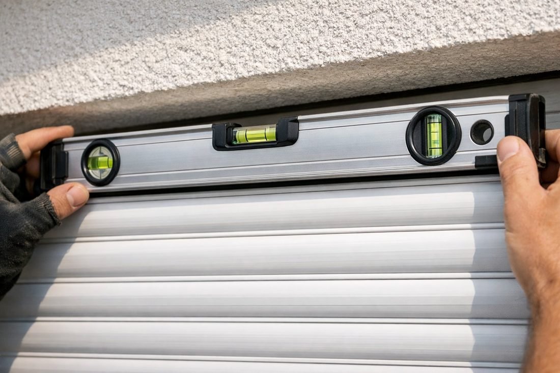 Mosquitera fija de marco de aluminio en ventana abatible