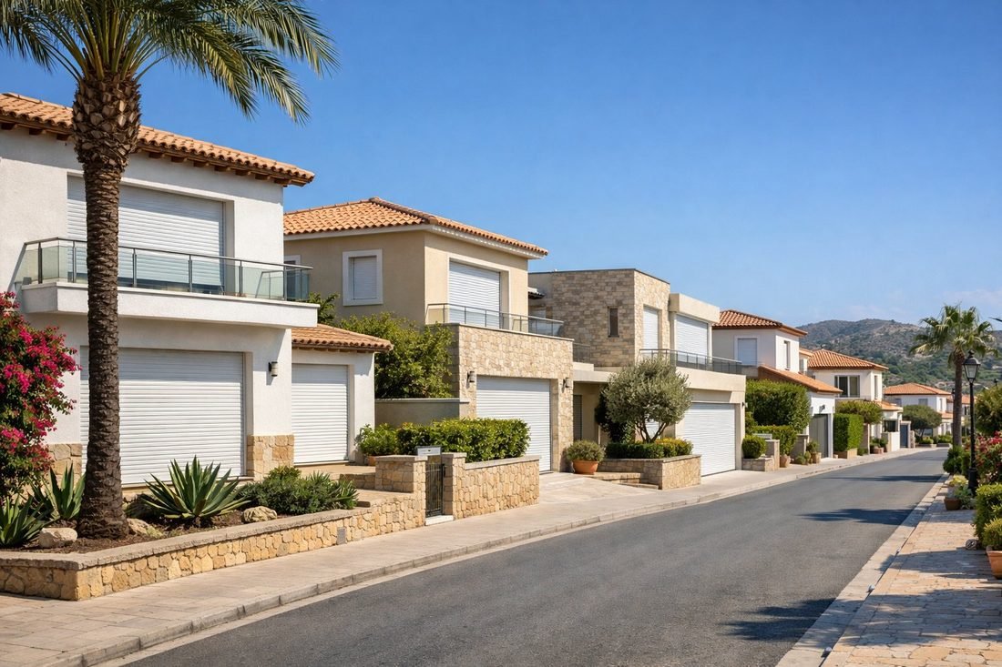 Furgoneta de persianistas de REPAPERTA llegando a una vivienda de Vila-seca