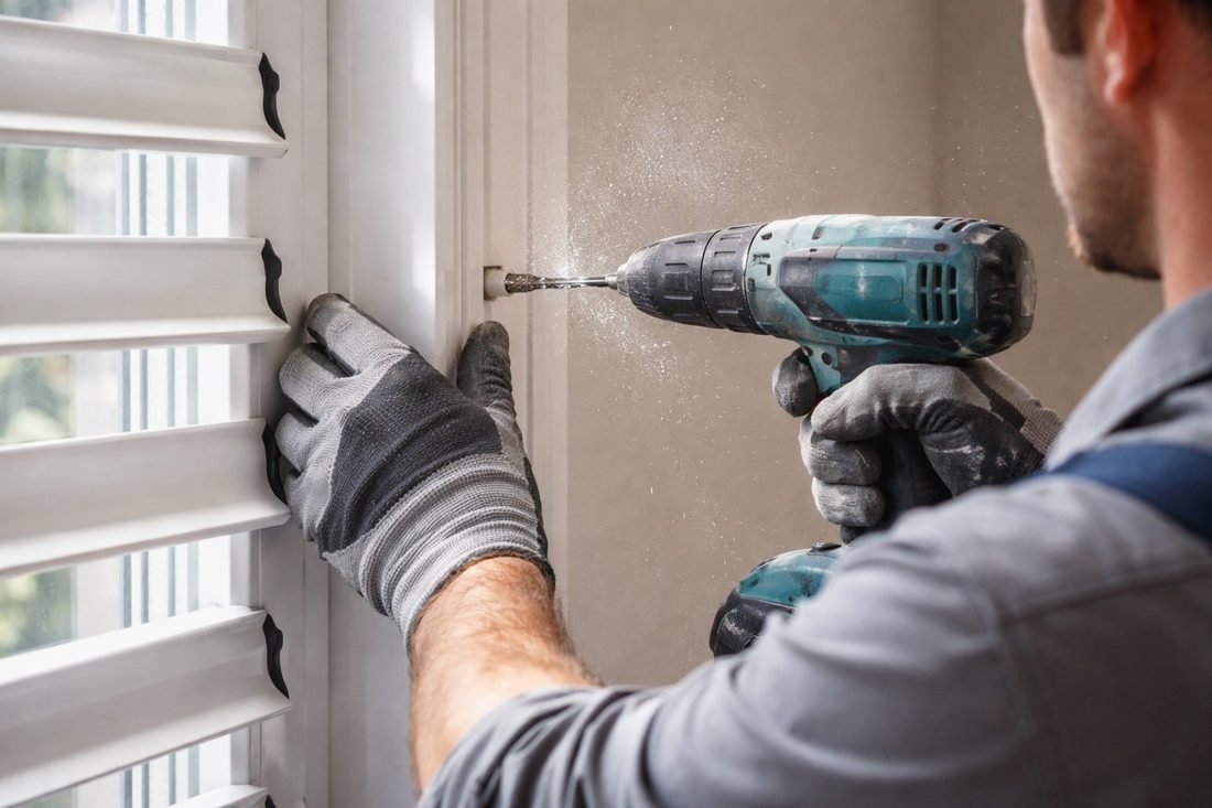 Persiana metálica de local de restauración en el puerto de Cambrils